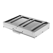 Portable stainless steel outdoor grill