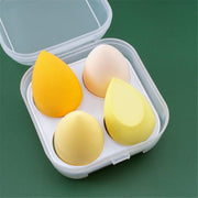 Egg-shaped make-up sponge - 4 pieces